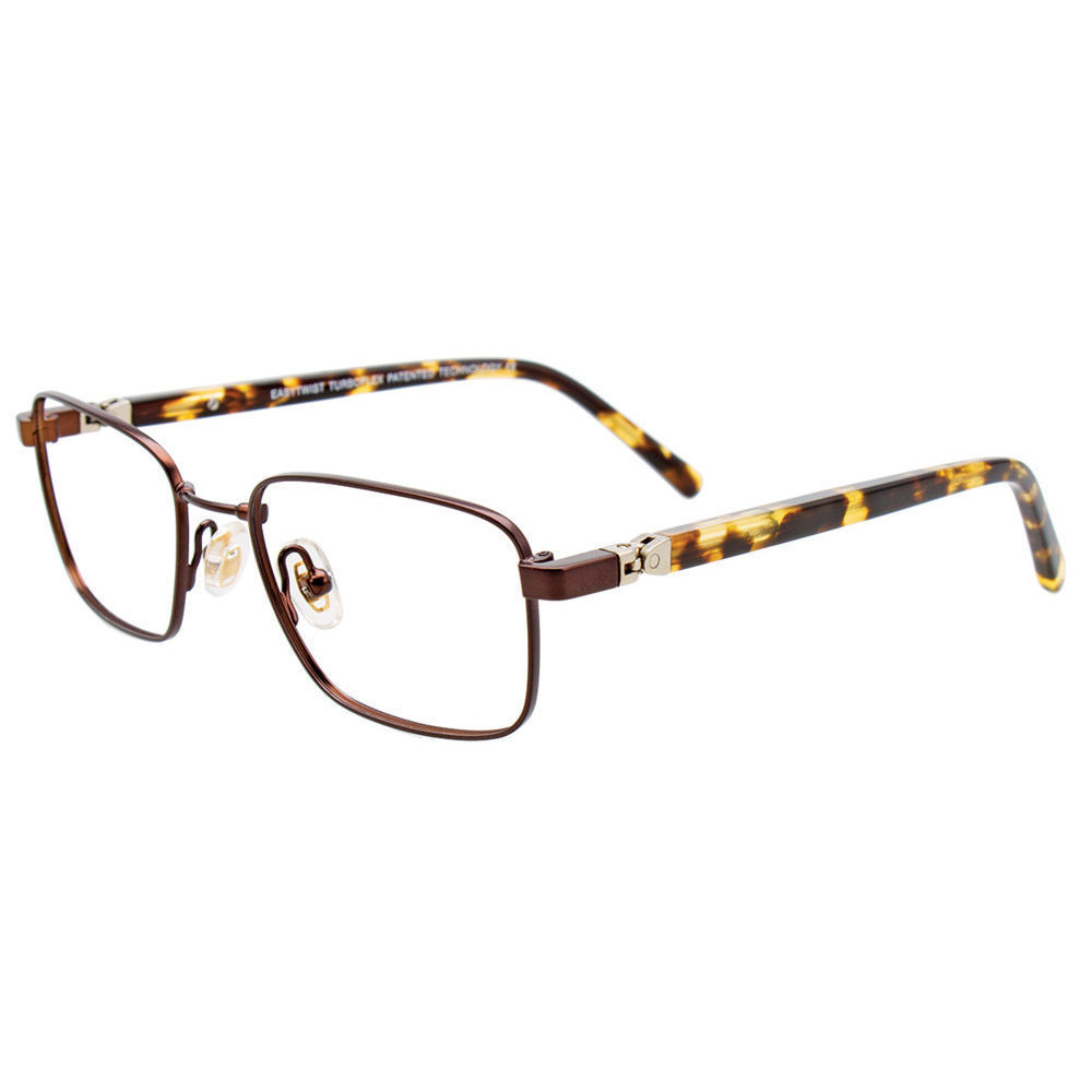 EASYTWIST ET9002 Eyeglasses 010 Satin Dark Brown 44mm